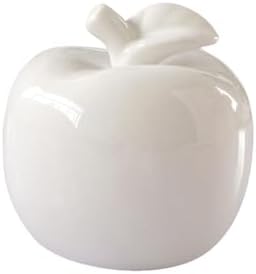 Alipher Decorative Fruit Ceramic Statue 1PCS White