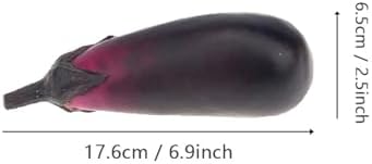 2 PCS Realistic Artificial Eggplant Decorations