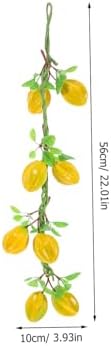 GRIRIW 2Pcs Artificial Star Fruit Garland