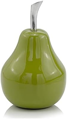 Modern Day Accents 3963 Peral Verde Green Pear Sculpture Decor
