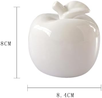 Alipher Decorative Fruit Ceramic Statue 1PCS White