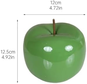 Glossy Ceramic Apple Decor for Modern Farmhouse