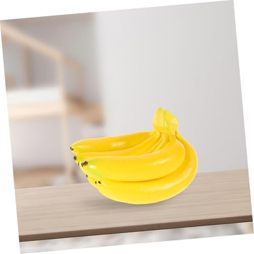 Hemoton Realistic Banana Bunch Artificial Fruit Decor