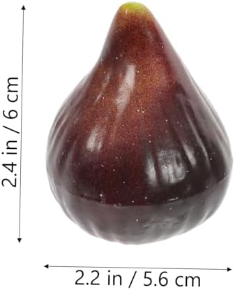 PRETYZOOM 5Pcs Lifelike Artificial Fig Models Decorative Props