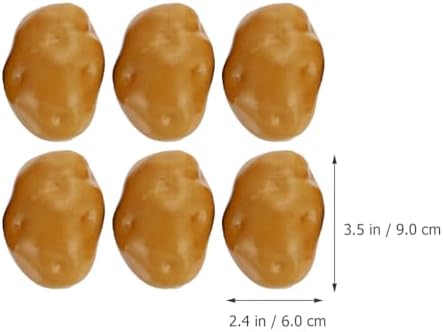 Operitacx 12 Pcs Realistic Potato Decor Props
