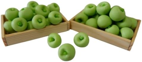 1shopforyou Mini Artificial Apple 20 pcs Green Pastel