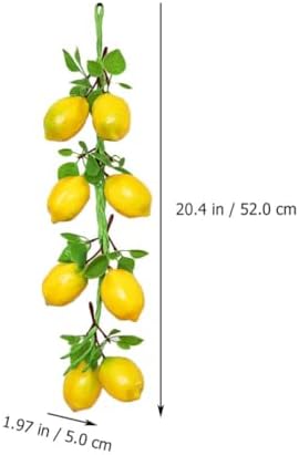 Cabilock Artificial Lemon String Decorative Skewers