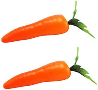 5 Pack Artificial Carrots for Home Decor and Photography
