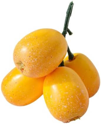 MOMOJIA Artificial Loquat Fruit Realistic Decoration