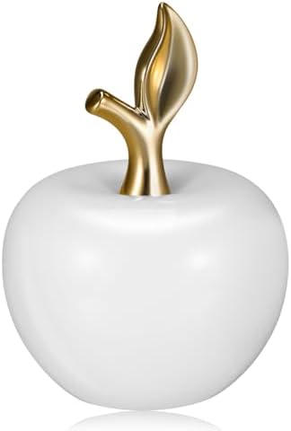 Ceramic Apple Figurine Decorative Miniature Ornament for Home
