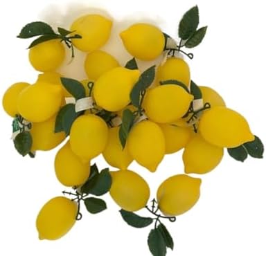 Bright Yellow Artificial Lemons for Party Decor