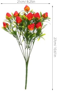 DOITOOL Artificial Strawberry Stem for Home Decor