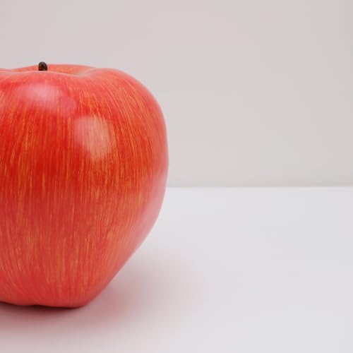 Gresorth Large Size Artificial Light Red Apple 16cm