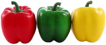 Realistic Artificial Bell Pepper Green Decor Prop