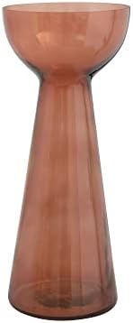 Creative Co-Op Modern Glass Vase Brown