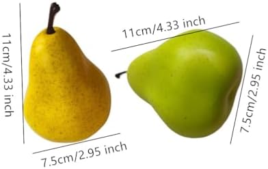 Ebonee Artificial Fruit Set for Decor Photography 6 Pack