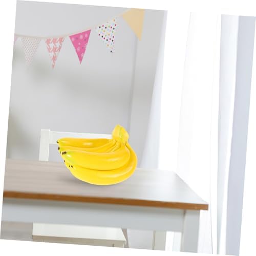 Hemoton Realistic Banana Bunch Artificial Fruit Decor