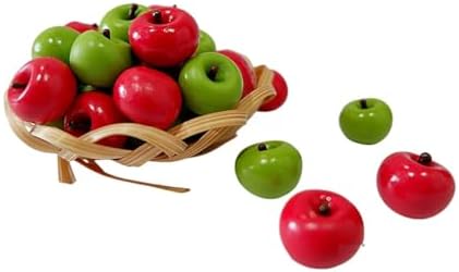1shopforyou 20 Pcs Mini Artificial Apple Decor