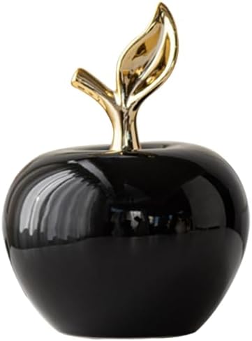 MAGICLULU Realistic Ceramic Apple Statue