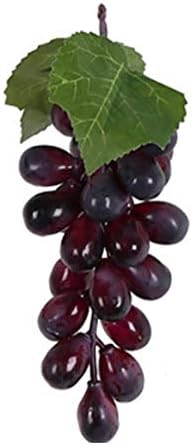 HYSTYLE Artificial Grape Bunches with Vines for Home Decor