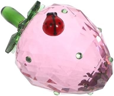Cabilock Crystal Strawberry Decorative Figurine