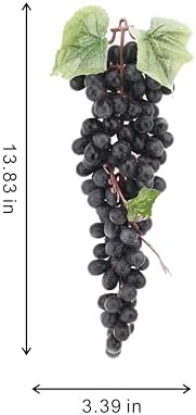 2PCS Artificial Black Grape String for Home Party Decor