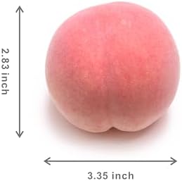 Caihao 6PCS Artificial Pink Peaches for Home Decor