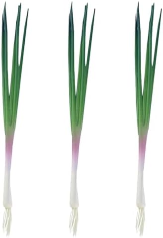 Cabilock Artificial Green Onions 6 Pack Realistic Decor