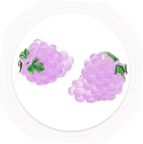 POPETPOP 20PCS Mini Grape Figurines Artificial Decor