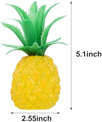 ASkinds 3 Pcs Fake Pineapple Artificial Fruit Decor Set