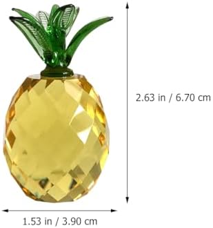 Homoyoyo Kawaii Pineapple Decor Artificial Crystal Tabletop Decoration