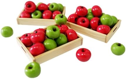 1shopforyou 20 Pcs Mini Artificial Apple Decor