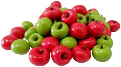 1shopforyou 20 Pcs Mini Artificial Apple Decor