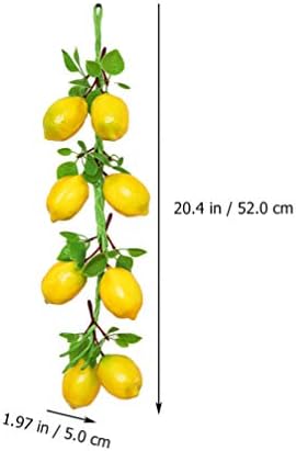 Toyvian Artificial Lemon String Garland 2 Bunches