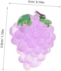 POPETPOP 20PCS Mini Grape Figurines Artificial Decor