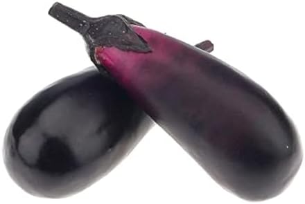 2 PCS Realistic Artificial Eggplant Decorations