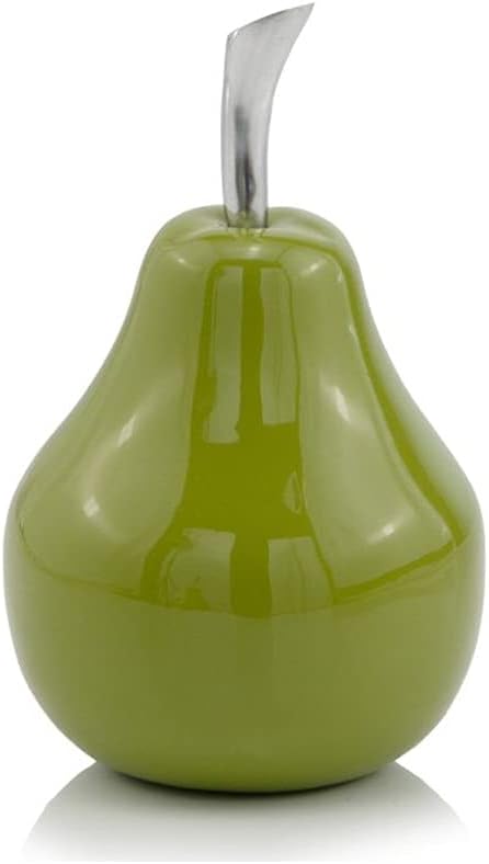 Modern Day Accents 3963 Peral Verde Green Pear Sculpture Decor