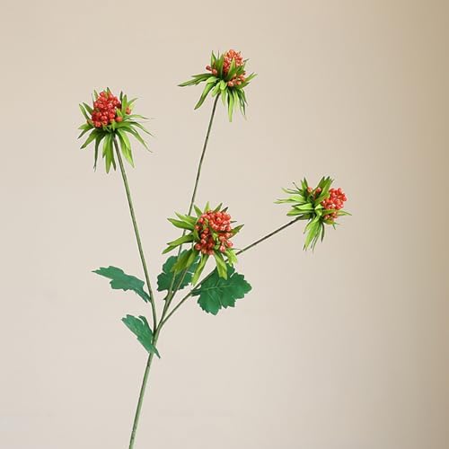3PCS Artificial Eryngium Foam Fruit for Home Decor