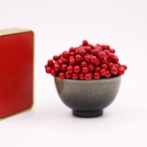 Tuxiaobu 300 Pcs Artificial Red Holly Berries