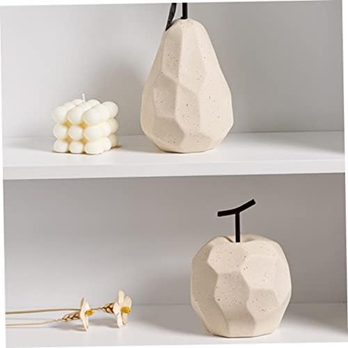 Amosfun 1pc Ceramic Fruit Art Decor for Home Desktop