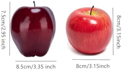 Ebonee Artificial Fruit Set for Decor Photography 6 Pack
