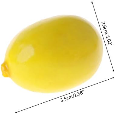 20pcs Artificial Lemon Home Decor Display