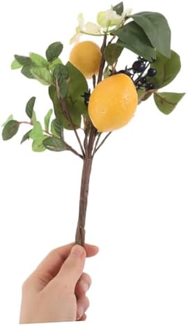 Sosoport Spring Picks Lemon Blueberry Artificial Fruit Branch