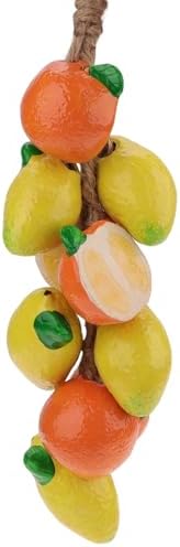 Woration Ceramic Fruit Hanging Decor String
