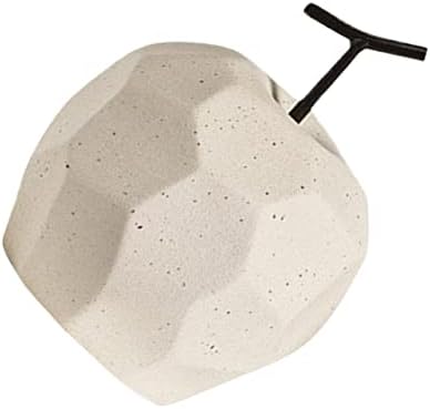 PRETYZOOM Unique Geometric Ceramic Apple Decor