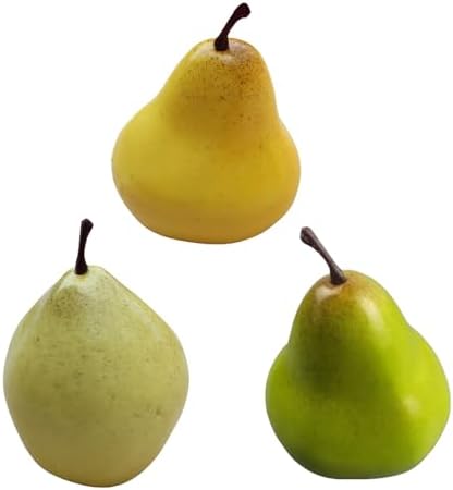 Realistic Foam Pear for Dining Table Centerpieces