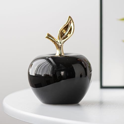 MAGICLULU Realistic Ceramic Apple Statue