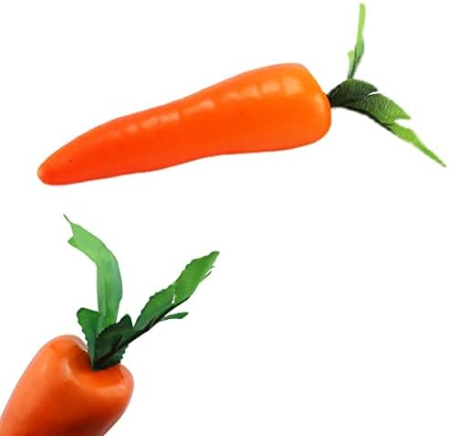 5 Pack Artificial Carrots for Home Decor and Photography