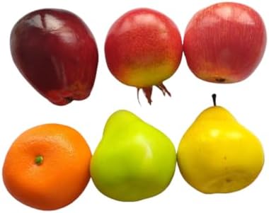 Ebonee Artificial Fruit Set for Decor Photography 6 Pack