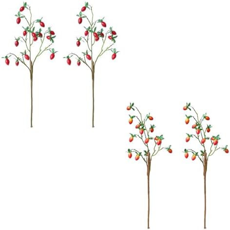 Wnvivi 2pcs 26 Inch Artificial Tomato Branches
